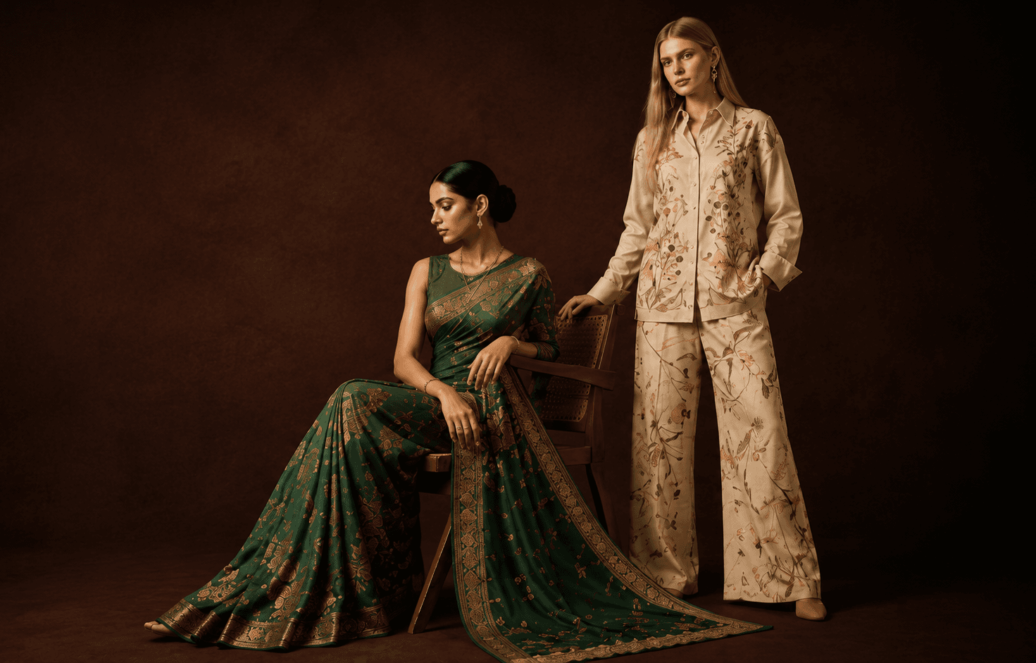 The Indigo Viscose Drapes